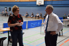 Besuch von Ministerin Behrens bei der Impfaktion in Hambergen (2021)