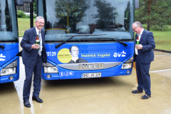 Bustaufe (2020) mit Bürgermeister Stefan Schwenke (Worpswede)